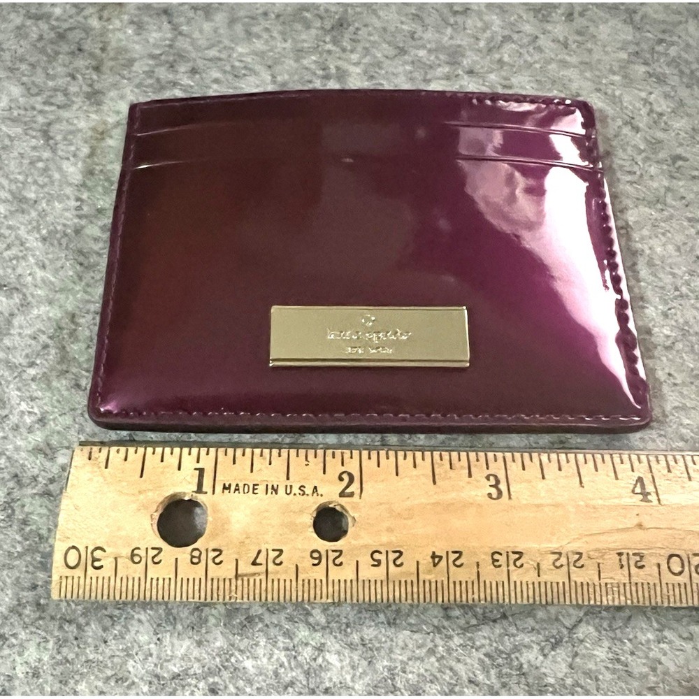 Kate Spade Kenzie Dark Raspberry Cardholder Coin Purse price $99 - Picture 4 of 10